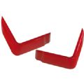 1 JEU DE CATADIOPTRE ROUGE DROIT + GAUCHE