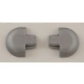 20 EMBOUTS DE PROFIL GRIS