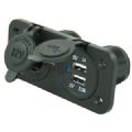 1 PRISE 12V + 2xUSB ENCASTRABLE
