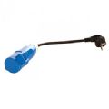 ADAPTATEUR FEMELLE SCHUKO/MALE 2P+T 40cm