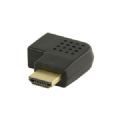 ADAPTATEUR HDMI NOIR ANGLE DROIT A GAUCHE