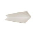 CORNIERE DENTELEE BLANCHE 30x25x2,3 - LONGUEUR 2M