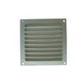 GRILLE ALUMINIUM ANODISE 100x100 MM SANS MOUSTIQUAIRE