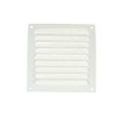 GRILLE ALUMINIUM LAQUE BLANC 100x100 MM AVEC MOUSTIQUAIRE