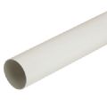 TUBE DE DESCENTE GOUTTIERE PVC BLC PREMANCHONNE Ø80- LONG.4M