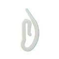 100 AGRAFES PLASTIQUE BLANCHES GRAND MODELE