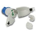 1 ADAPTATEUR IP44 PRISE 2P+E 16A FICHES ITALIENNE/ALLEMANDE