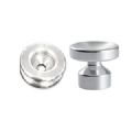 1 PETITE PATERE CONCAVE ALUMINIUM