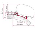 1 ADAPTER CARTHAGO CHIC 490 F65/F80