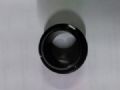 1 ROSACE PUSH LOCK NOIR BRILLANT POUR BOIS DE 16 MM