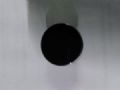 *1 ENSEMBLE BOUTON + ROSACE NOIR BRILLANT POUR BOIS DE 16 MM*