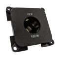 *1 PRISE 12 V NOIR SEULE*