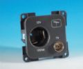 1 PRISE 12 V AUTO + TV + NOIR SEULE