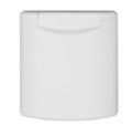 1 COUVERCLE A CHARNIERE MAGNETIQUE BLANC RAL 9010