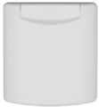 1 COUVERCLE A CHARNIERE MAGNETIQUE BLANC FIAT 249
