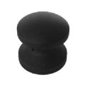 *1 MINI BOUTON PUSH-LOCK NOIRE MAT POUR BOIS DE 16MM*