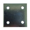 *1 PLAQUE 4 TROUS 40X40MM ACIER ZINGUE*