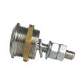 1 LOQUETEAU SPHERA LAITON NICKELE AVEC GACHE SPHERIQUE LG 35