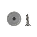 1 RECEPTACLE A VISSER PLSTIQUE GRIS SANS VIS