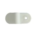 1 CLIPS PLASTIQUE BLANC RAL 9003 pour panneau de 8 mm