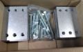 1 PLAQUES D'ÉCARTEMENT 50 MM KIT DE FIXATION PAR SERRAGE