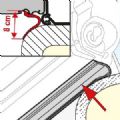 JOINT ANTI-PLUIE LOWER VENDU AU ML LARGEUR 8CM