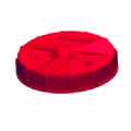 1 BOUCHON ROUGE Ø 140 MM - FILETAGE FEMELLE