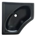 1 LAVABO D'ANGLE MINI NOIR SATINÉ