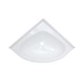1 LAVABO D'ANGLE MINI OVALE BLANC