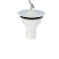 1 RACCORD DE VIDANGE Ø 20 MM SORTIE DROITE CANNELÉ