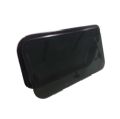 1 FENETRE ACRYLIQUE 700X450 CADRE ALUMINIUM NOIR RAL9005