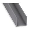 1 PROFIL U GRIS PVC 16MM LONGUEUR 4,20M
