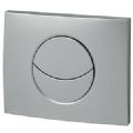 1 PLAQUE DE COMMANDE LUNE CHROMEE MAT WC SUSPENDU XR-27751