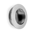 1 POIGNEE POUR MEUBLE Ø41MM EN ZAMAK COULEUR NICKEL SATINE