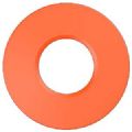 1 COLLERETTE MAGNETIQUE RONDE DIAM88 EP.4MM COL ORANGE R2004