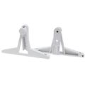 1 PAIRE DE COMPAS POUR LANTERNEAU PERSPEX EN PLASTIQUE BLANC