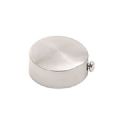 1 EMBOUT DE TRINGLE A RIDEAU ARGENT SATINE Ø28MM BOUCHON