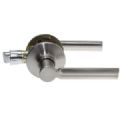 1 POIGNEE DE PORTE SANS VERROU EN NICKEL SATINE LOQUET 25MM