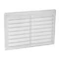 1 GRILLE D'AERATION BLANCHE EN PLASTIQUE 240X160MM