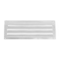 1 GRILLE D'AERATION BLANCHE EN PLASTIQUE 240X90MM