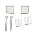 1 KIT DE FIXATIONS POUR ABATTANT WC BLANC