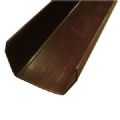 1 GOUTTIERE SQUARE LINE MARRON 112MM LONGUEUR 2M