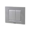 1 PLAQUE DE COMMANDE ESSENTIEL CHROMEE MAT POUR BATI WIRQUIN