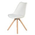 1 CHAISE CROSS SCANDINAVE BLANCHE L49 X P54 X H83